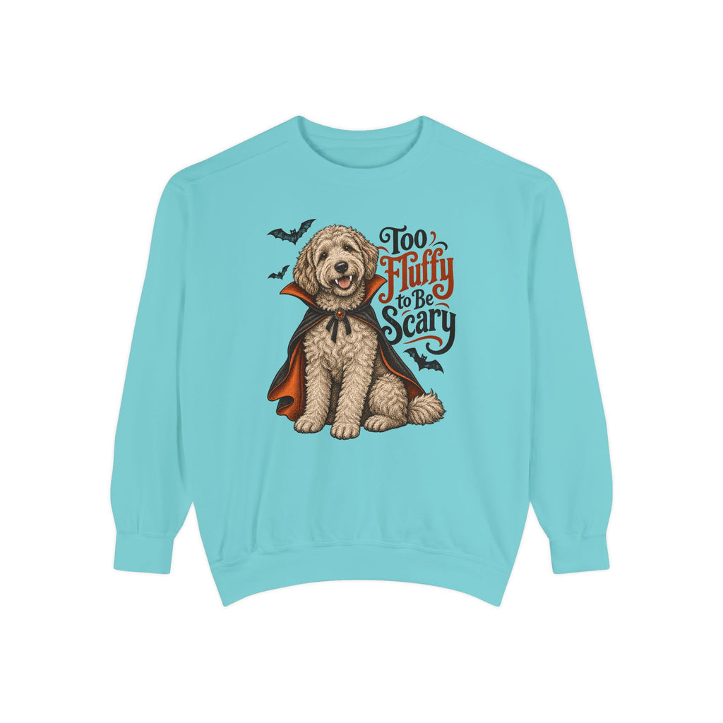Too Fluffy to Be Scary Sweatshirt – Chalky Mint