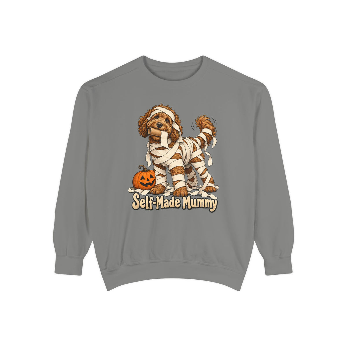 Self-Made Mummy Sweatshirt – Grey
