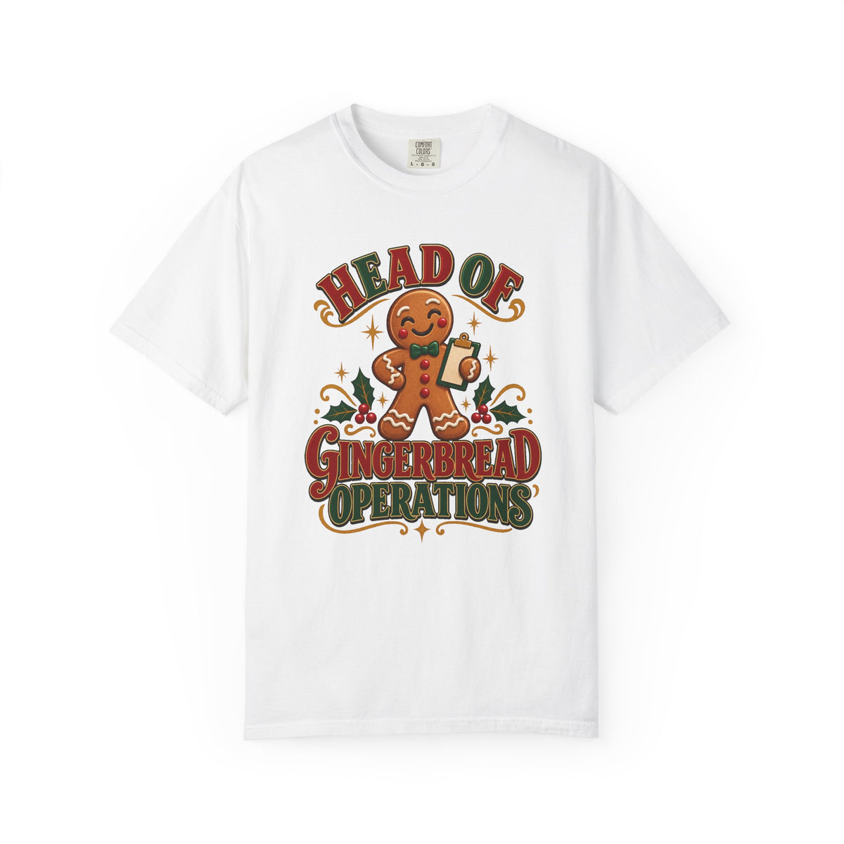 Head of Gingerbread Operations T-Shirt – White