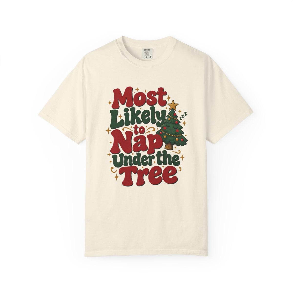 Most Likely to Nap Under the Tree T-Shirt – Ivory