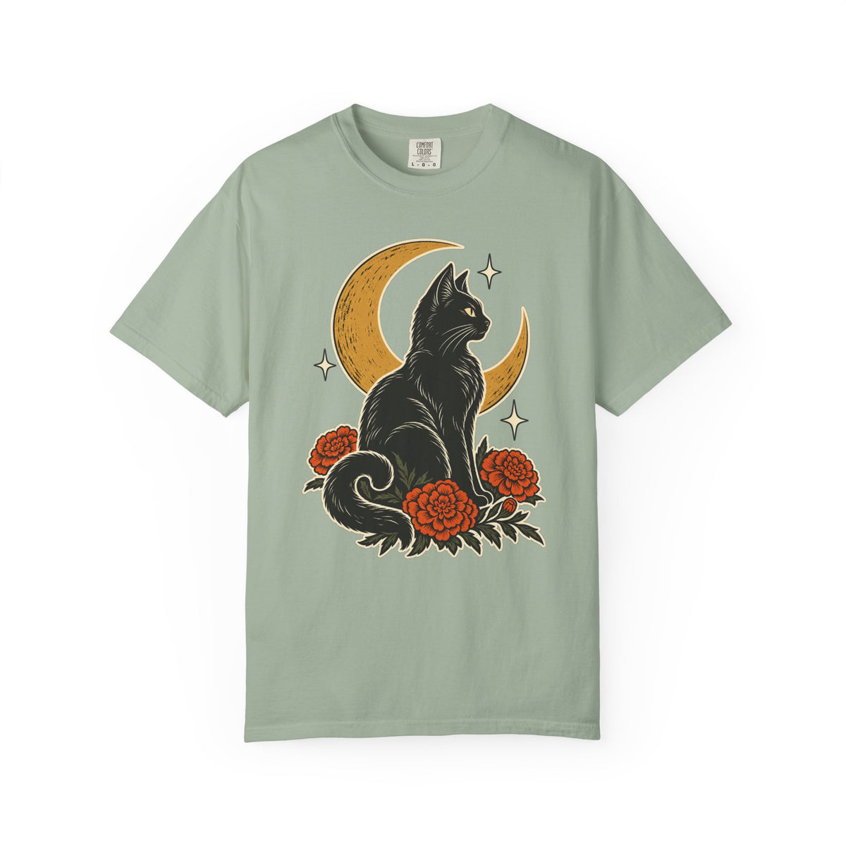 Moonlit Black Cat T-Shirt – Bay