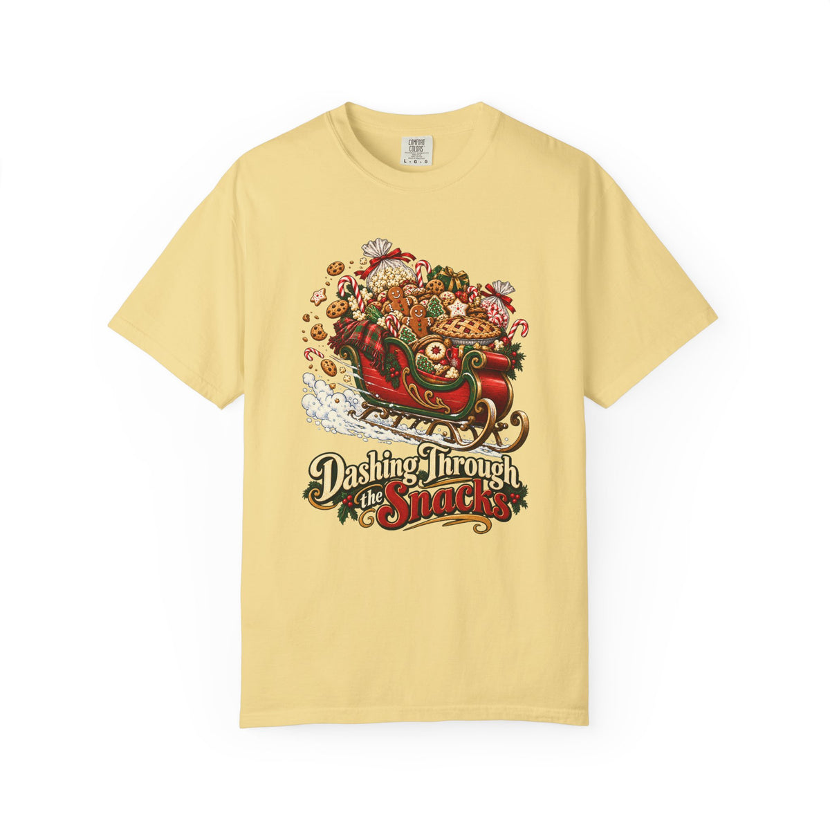 Dashing Through the Snacks T-Shirt – Butter