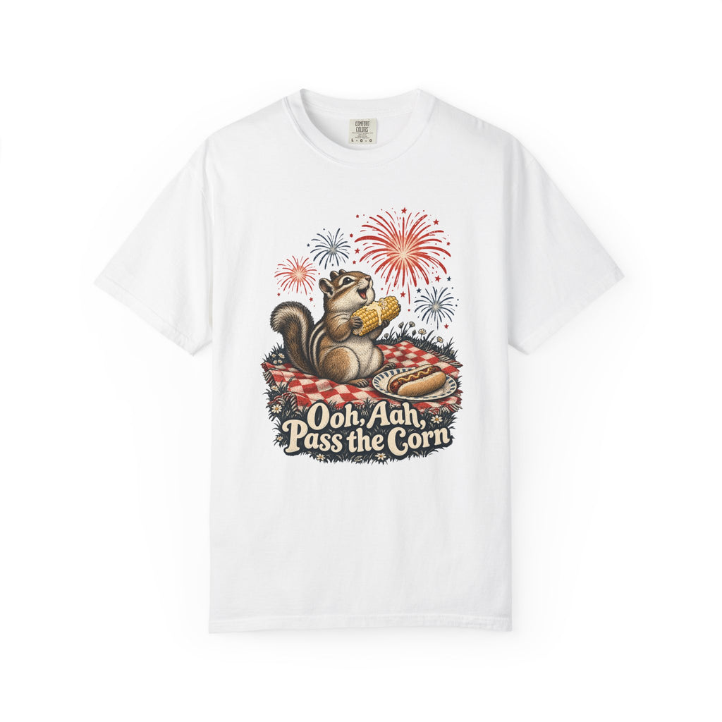 Ooh, Aah, Pass the Corn T-Shirt – White