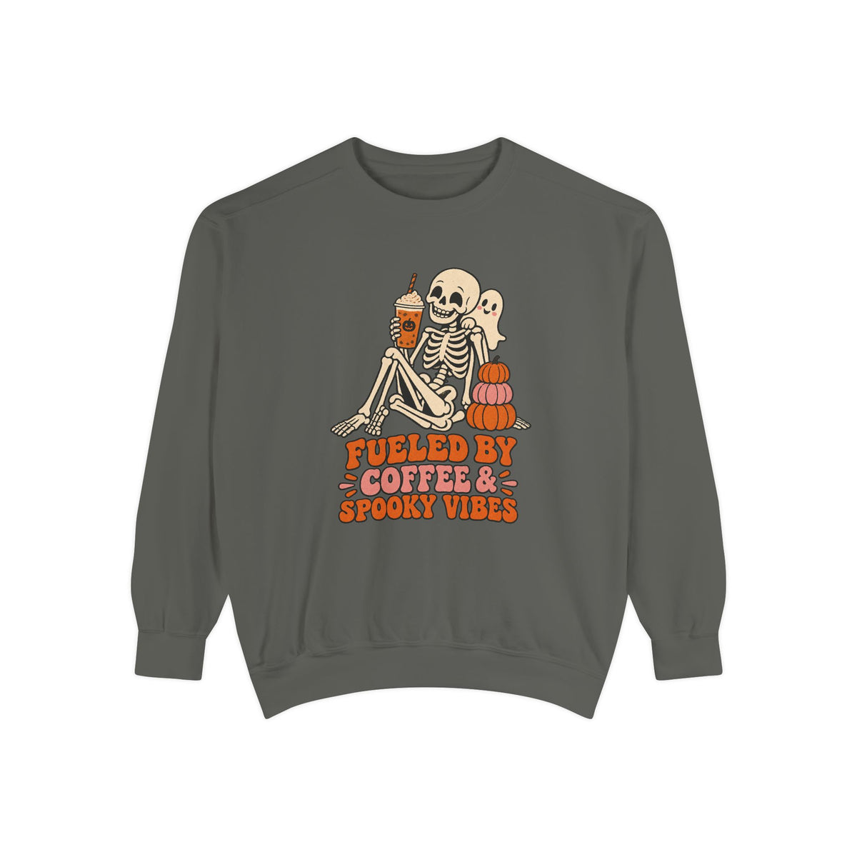 Fueled by Coffee & Spooky Vibes Sweatshirt – Pepper