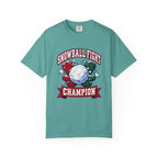 Snowball Fight Champion T-Shirt – Seafoam