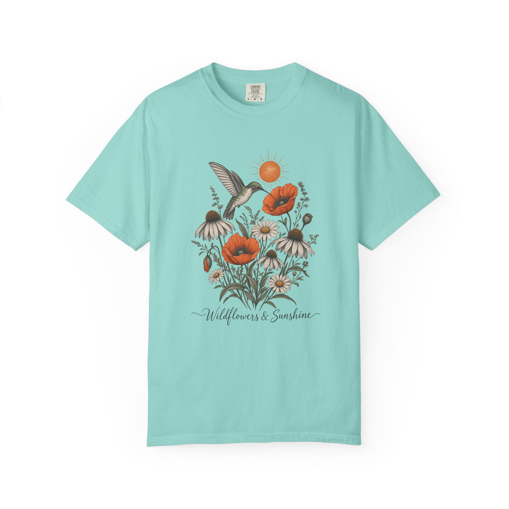 Wildflowers & Sunshine T-Shirt – Chalky Mint