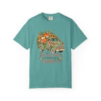 Fresh Picked Pumpkins & Wildflowers T-Shirt – Seafoam