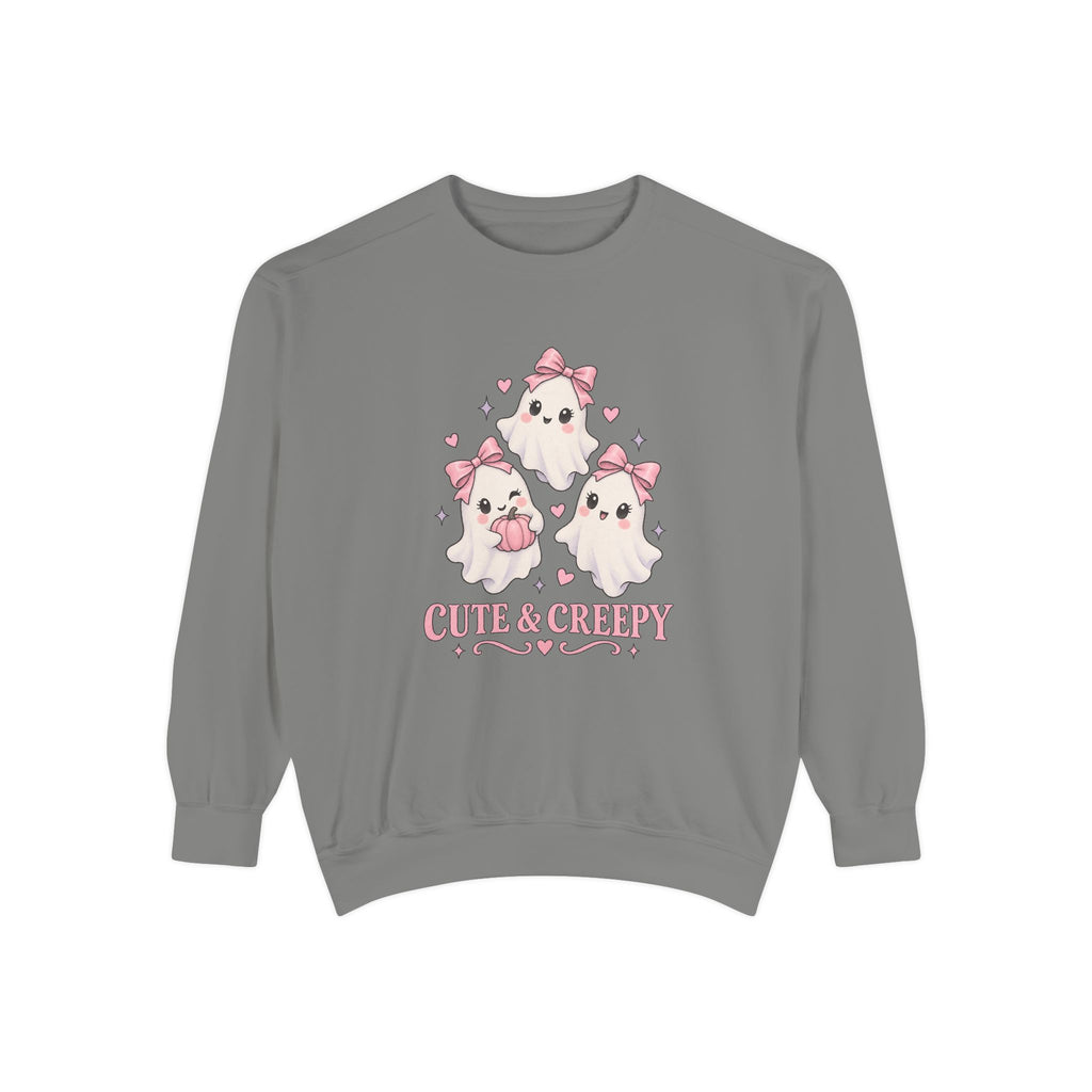 Cute and Creepy Sweatshirt – Grey