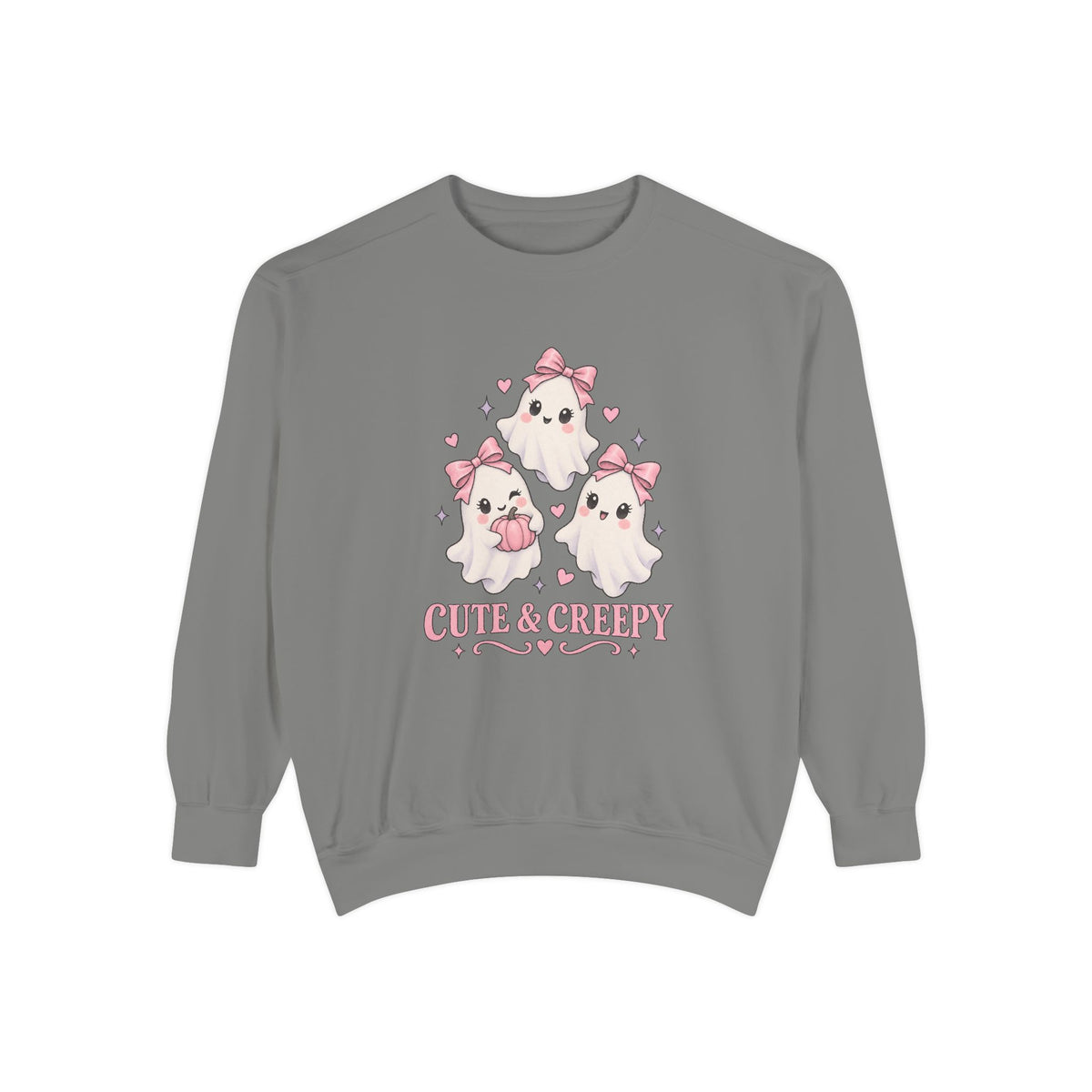 Cute and Creepy Sweatshirt – Grey