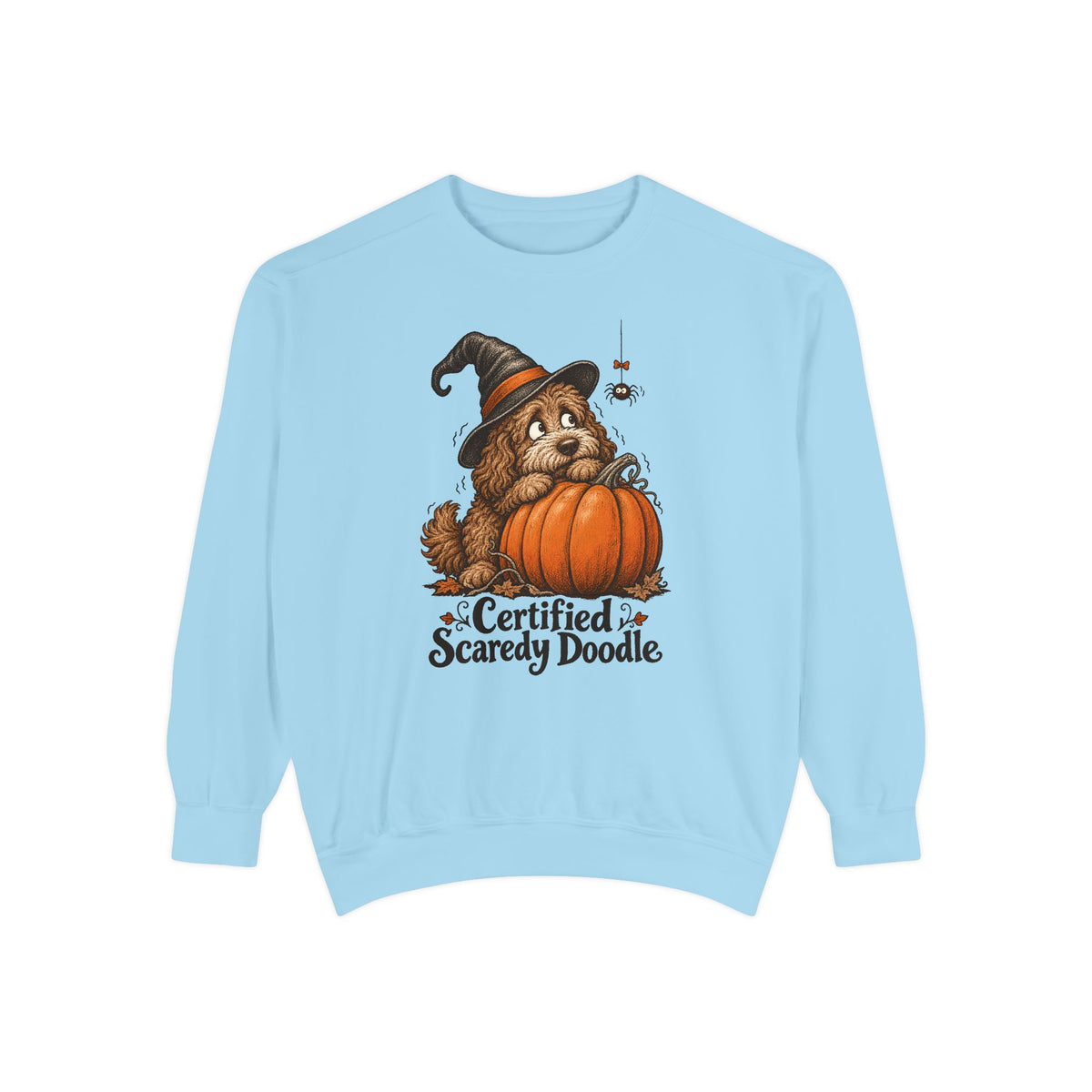 Certified Scaredy Doodle Sweatshirt – Chambray