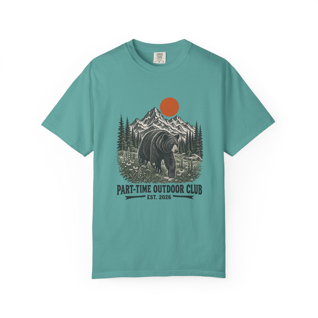 Outdoor Club Bear T-Shirt – Seafoam