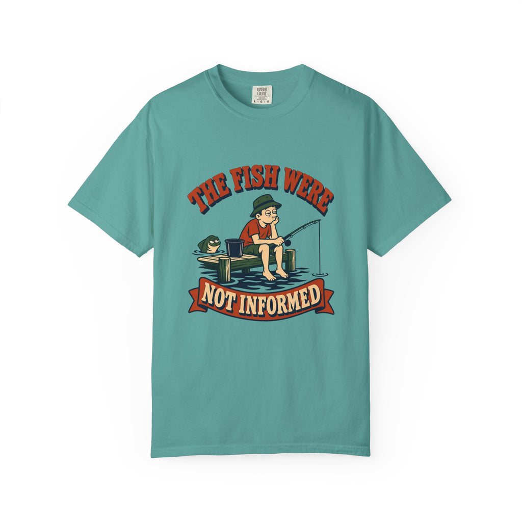 The Fish Were Not Informed T-Shirt – Seafoam