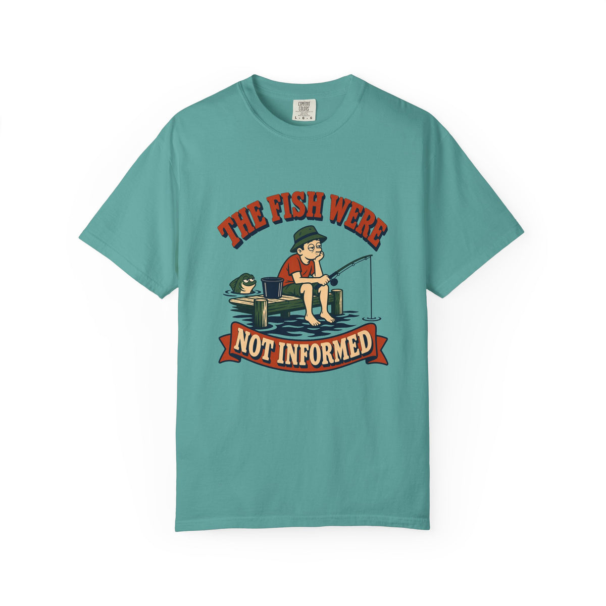 The Fish Were Not Informed T-Shirt – Seafoam