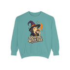 Resting Witch Face Sweatshirt – Seafoam