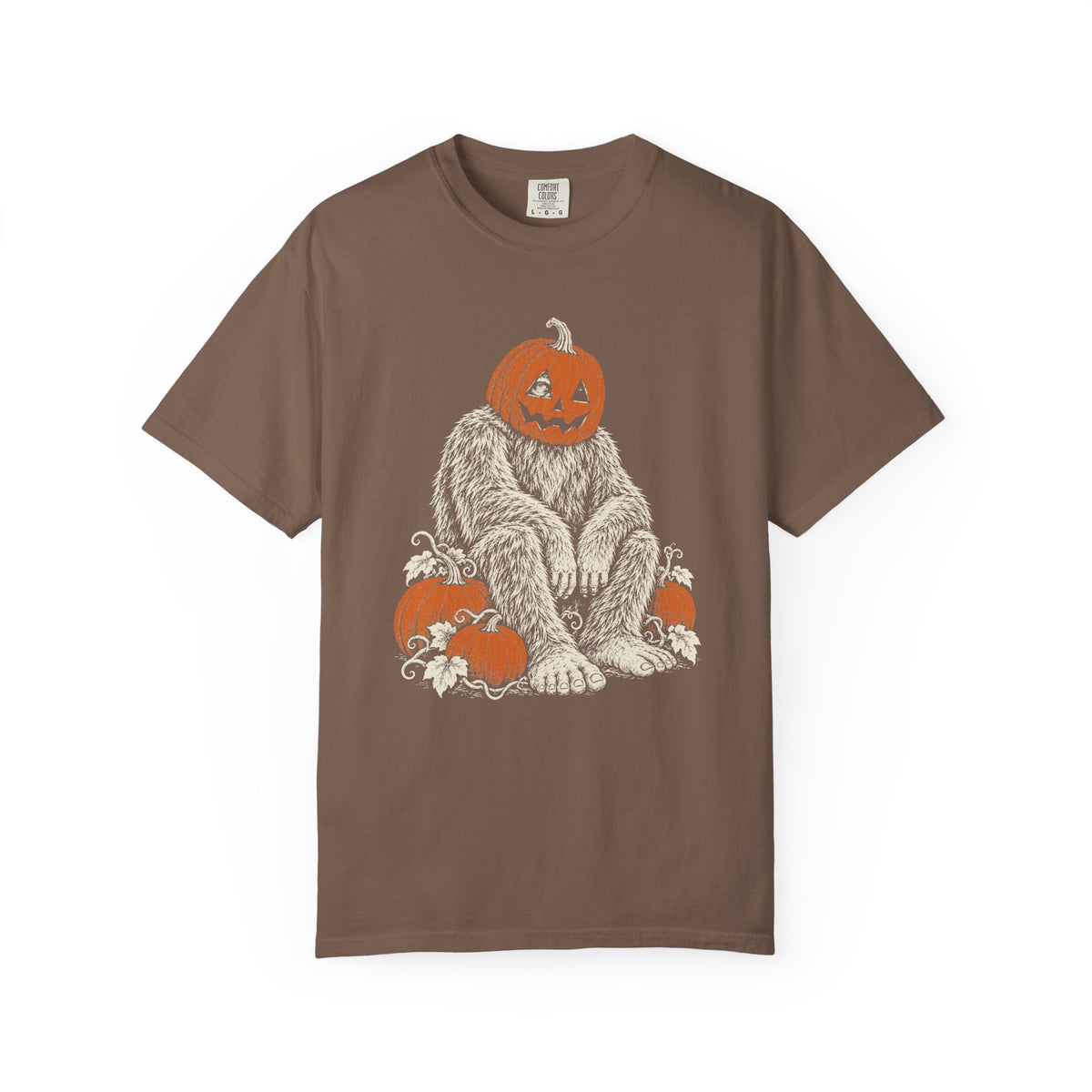 Bigfoot Pumpkin Head T-Shirt