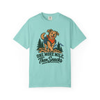 One More Mile, Then Snacks T-Shirt – Chalky Mint