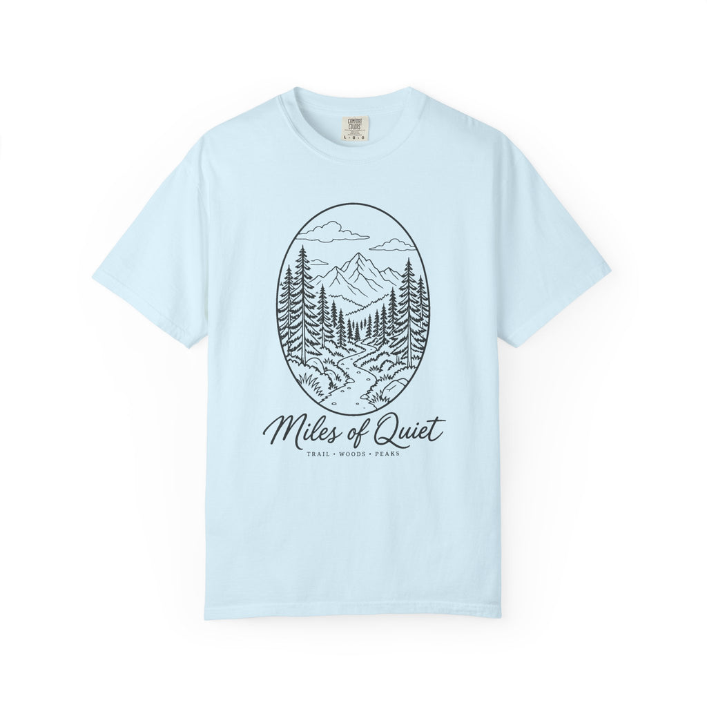 Miles of Quiet T-Shirt – Chambray
