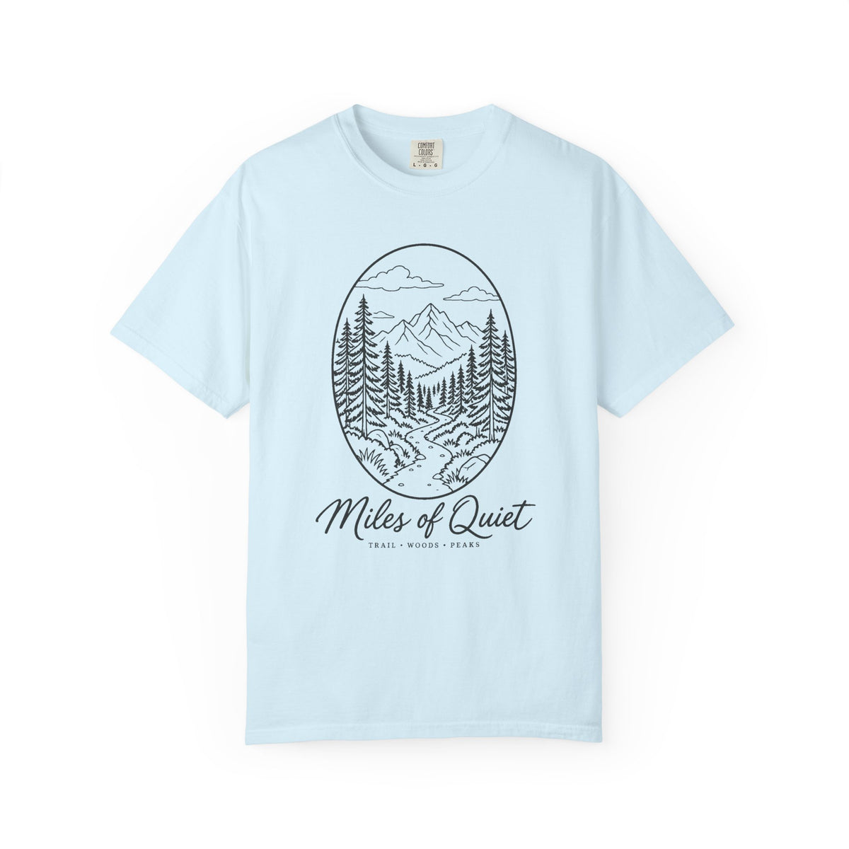 Miles of Quiet T-Shirt – Chambray