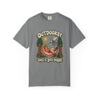 Outdoorsy Until It Gets Buggy T-Shirt – Grey