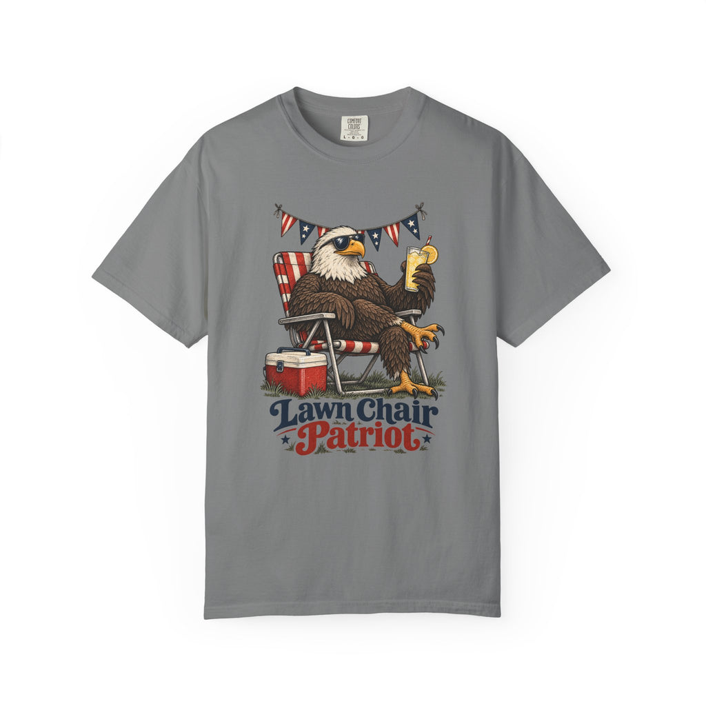 Lawn Chair Patriot T-Shirt – Grey