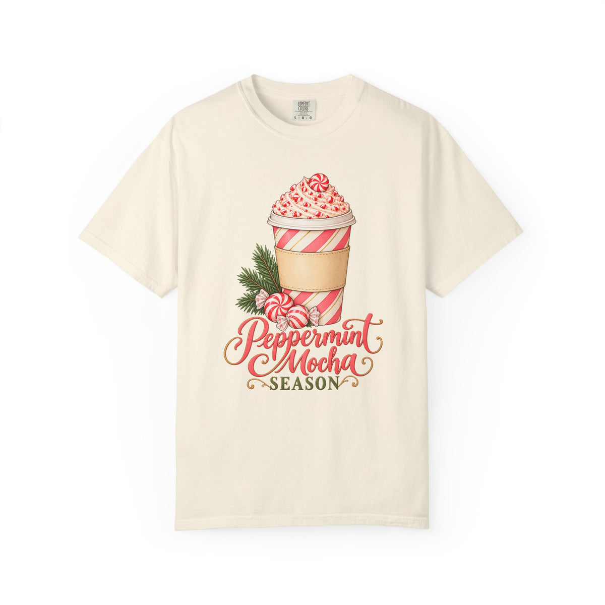 Peppermint Mocha Season T-Shirt – Ivory