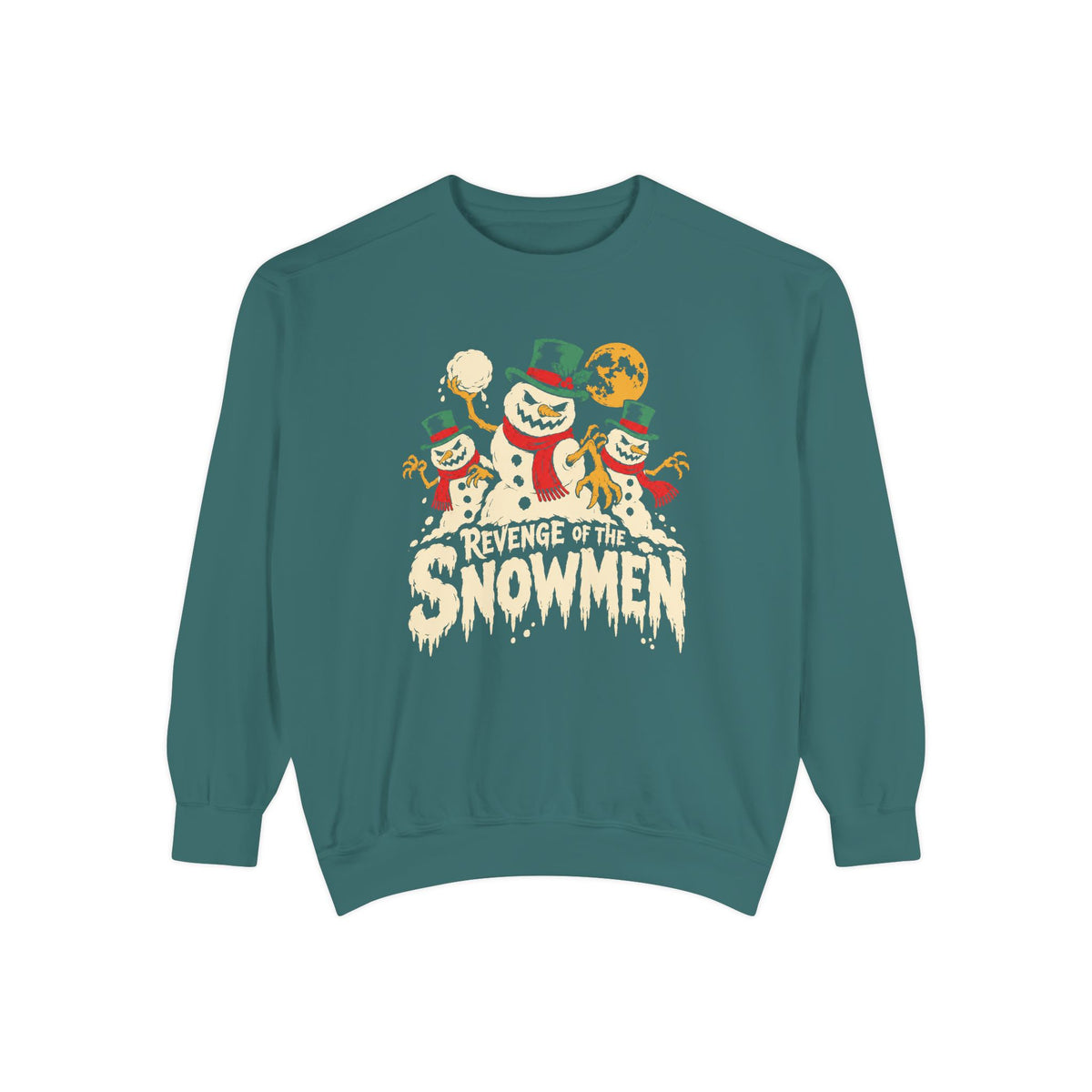 Revenge of the Snowmen Sweatshirt – Blue Spruce