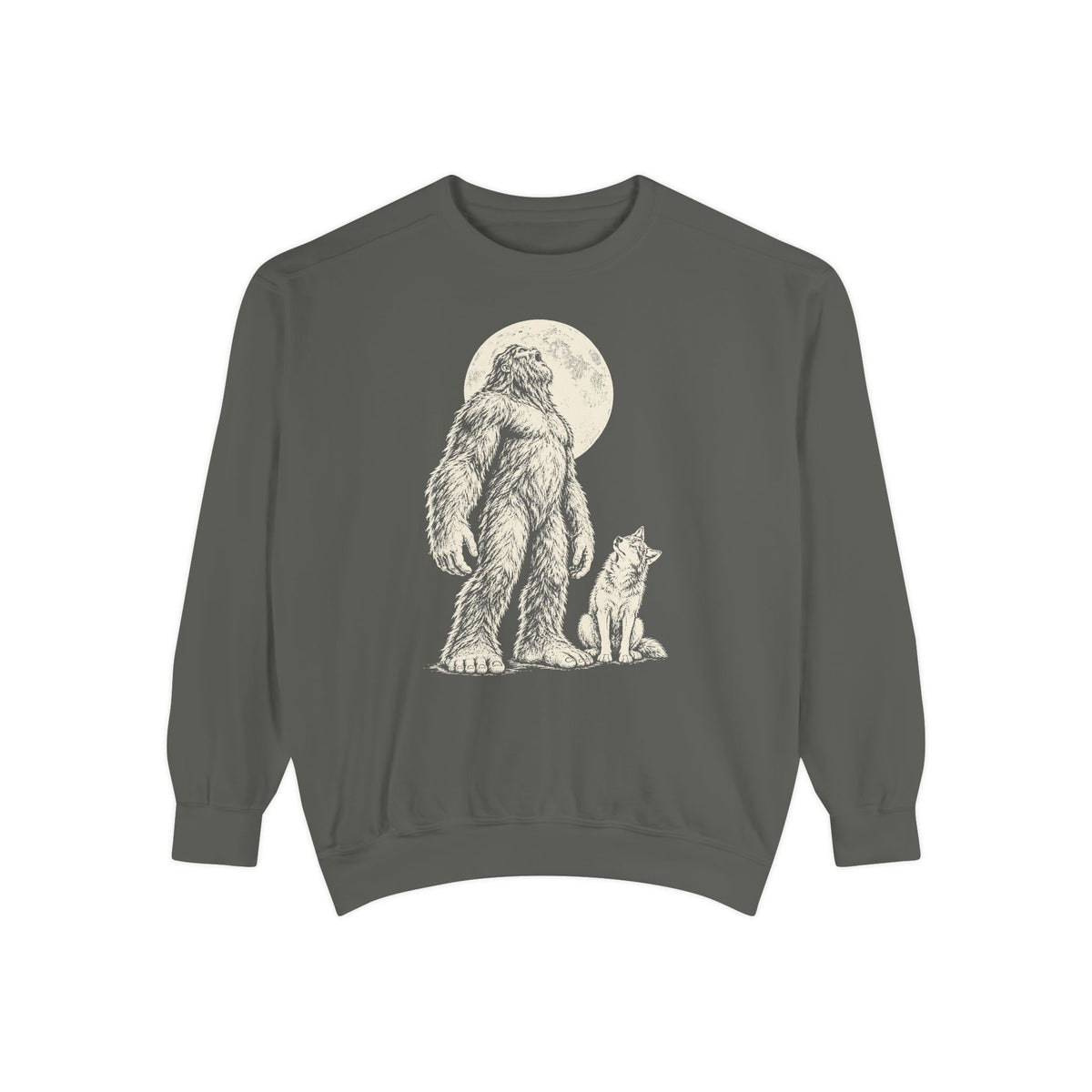 Bigfoot Moon Howl Sweatshirt