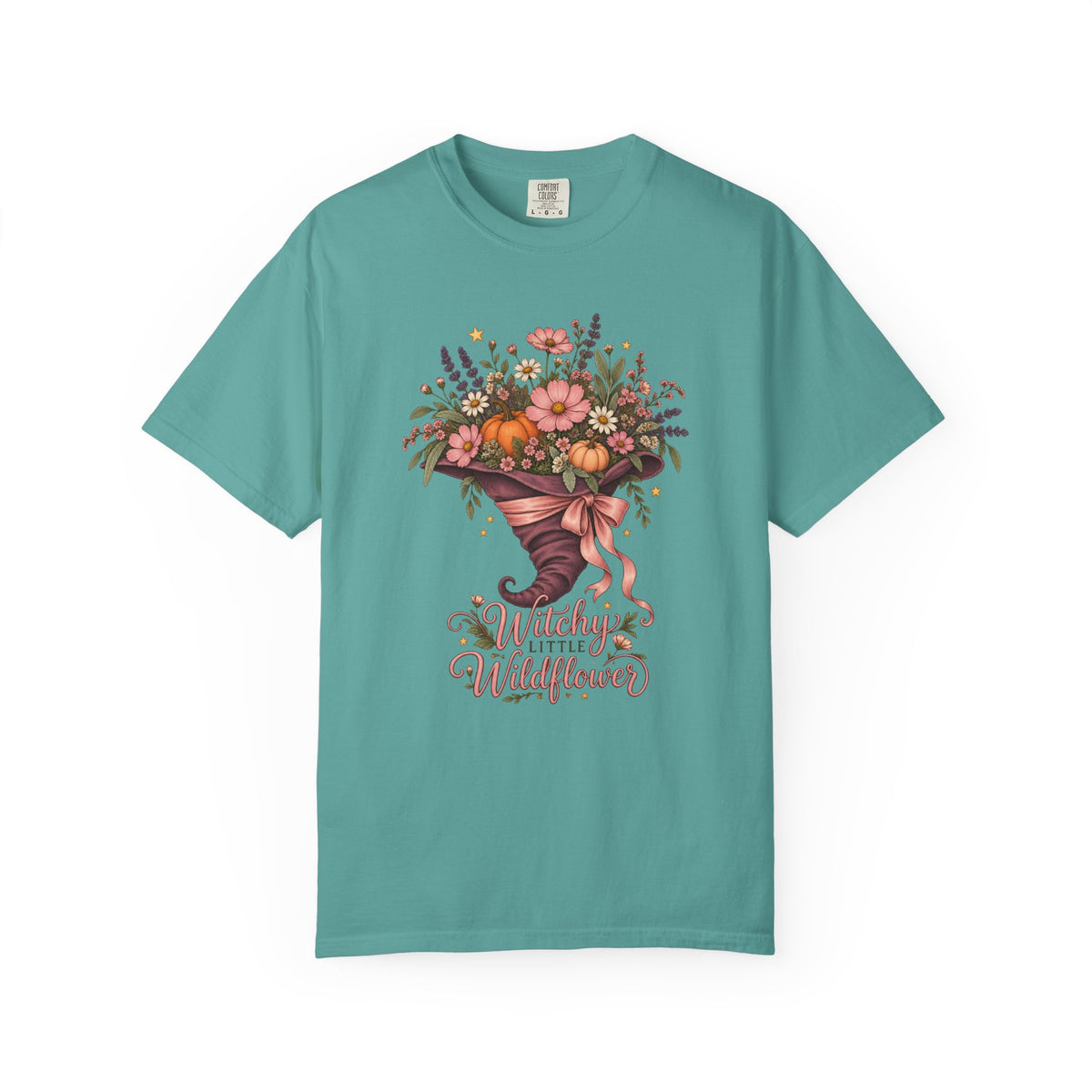 Witchy Little Wildflower T-Shirt – Seafoam
