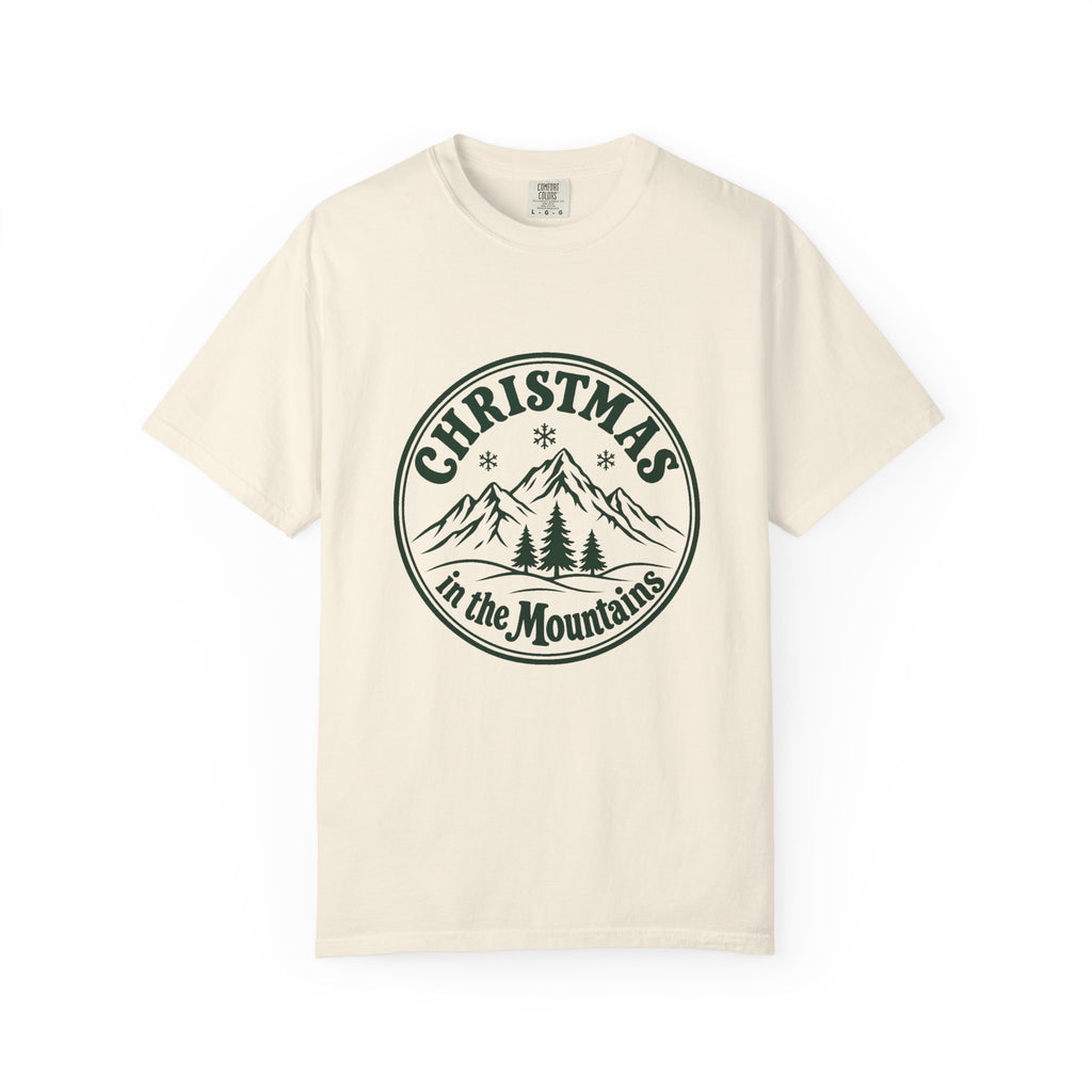 Christmas in the Mountains T-Shirt – Ivory
