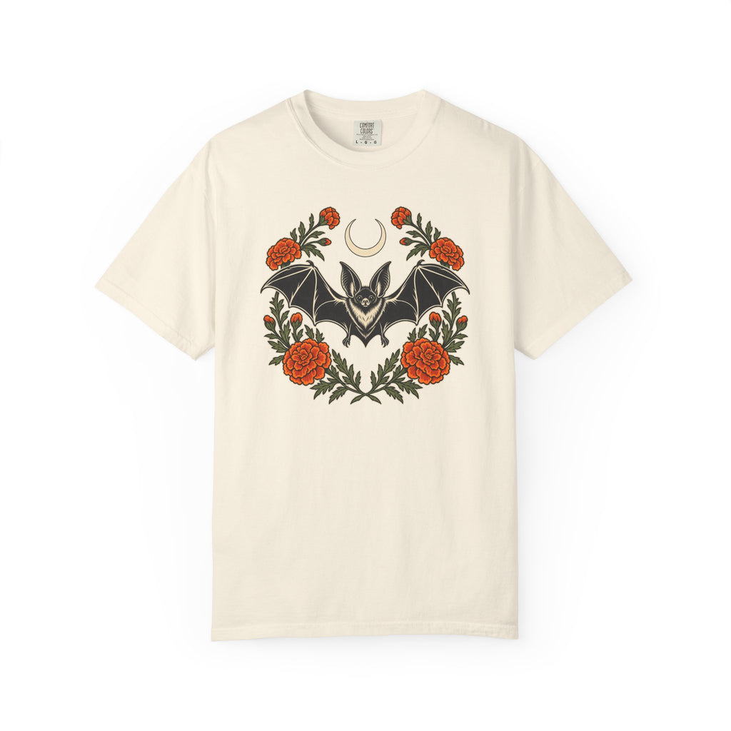 Botanical Bat T-Shirt – Ivory