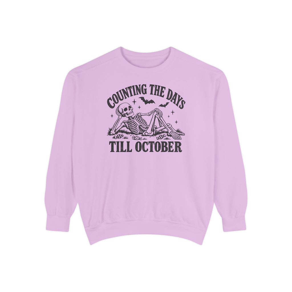 Counting the Days Till October Sweatshirt – Orchid