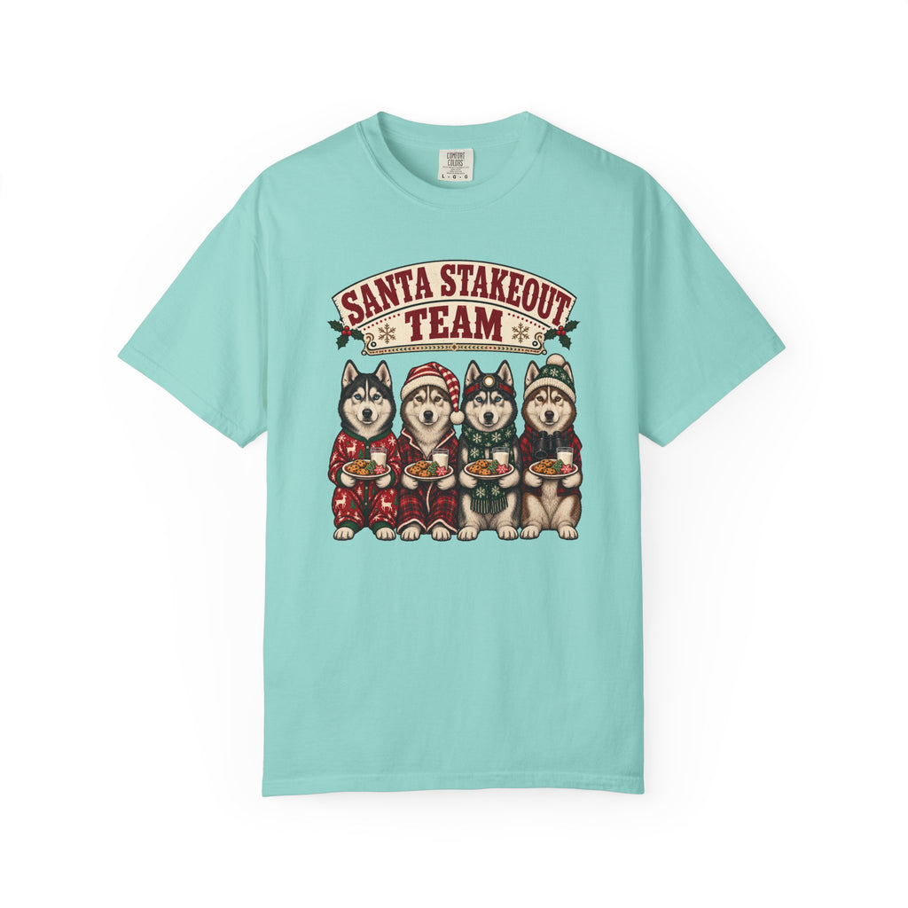 Santa Stakeout Team T-Shirt – Chalky Mint