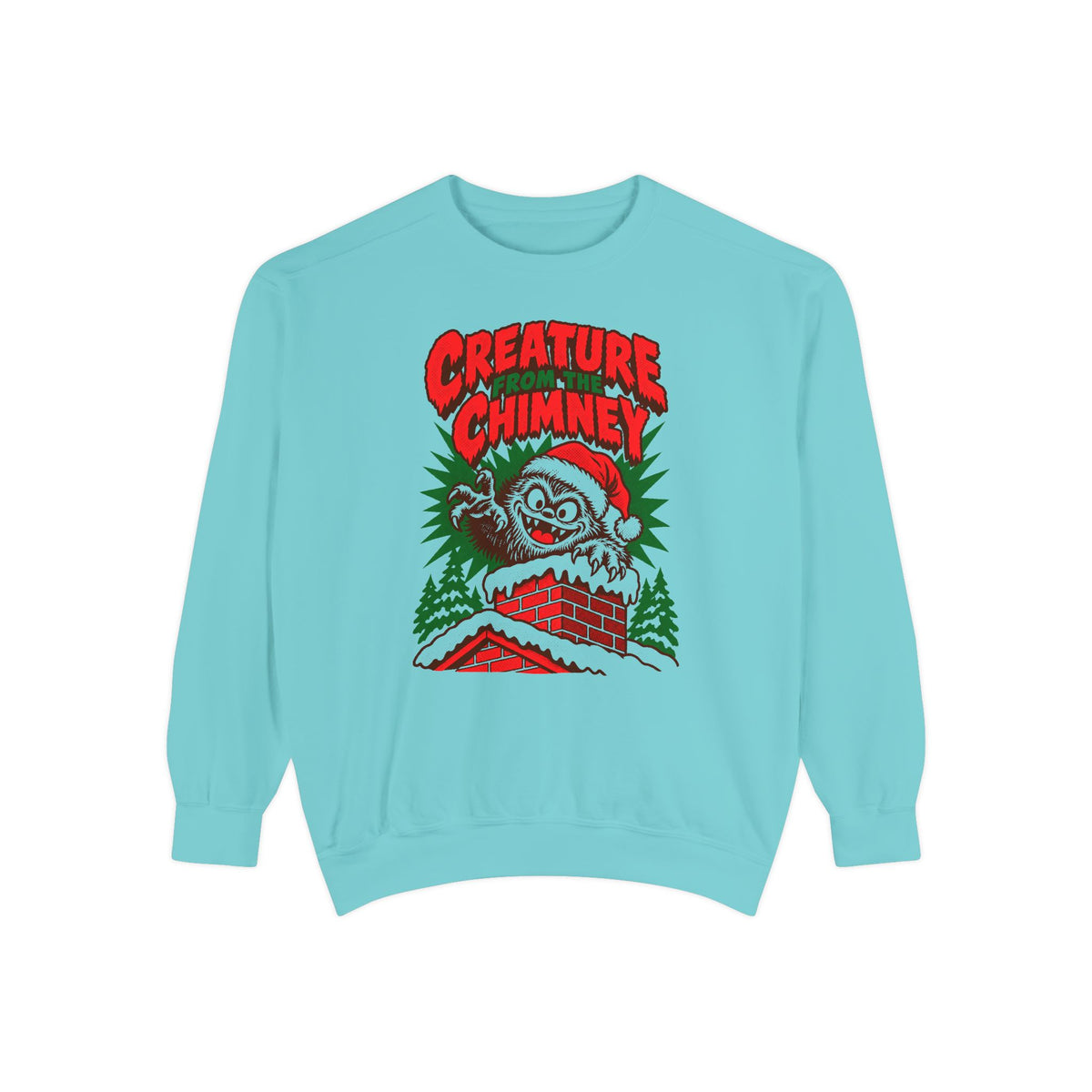 Creature from the Chimney Sweatshirt – Chalky Mint