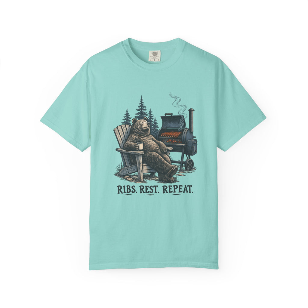 Ribs. Rest. Repeat. T-Shirt – Chalky Mint