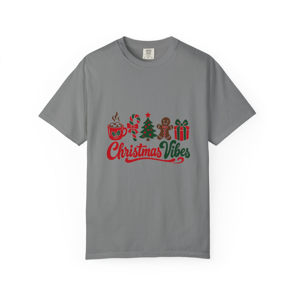 Christmas Vibes T-Shirt – Grey