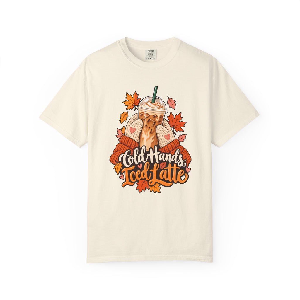 Cold Hands, Iced Latte T-Shirt – Ivory