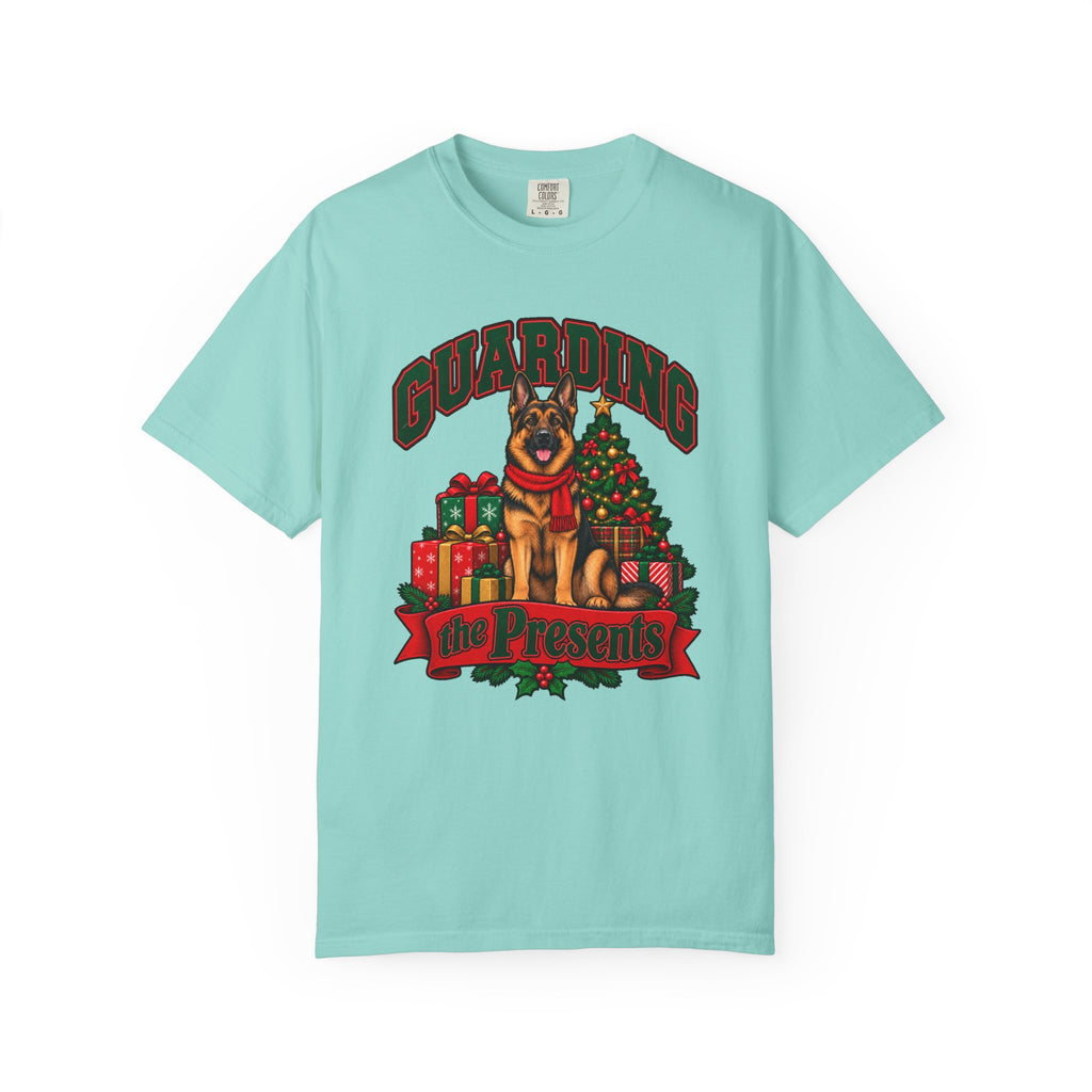 Guarding the Presents T-Shirt – Chalky Mint