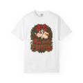 Purr-fectly Festive T-Shirt – White