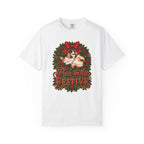 Purr-fectly Festive T-Shirt – White