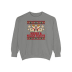Merry & Mildly Festive Ugly Christmas Sweatshirt – Grey
