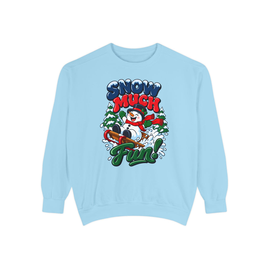 Snow Much Fun Sweatshirt – Chambray