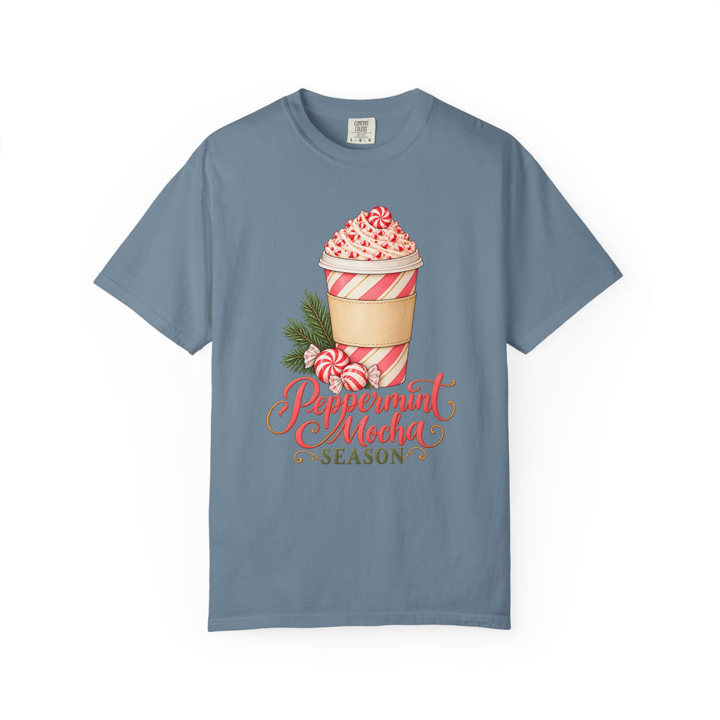 Peppermint Mocha Season T-Shirt – Ice Blue