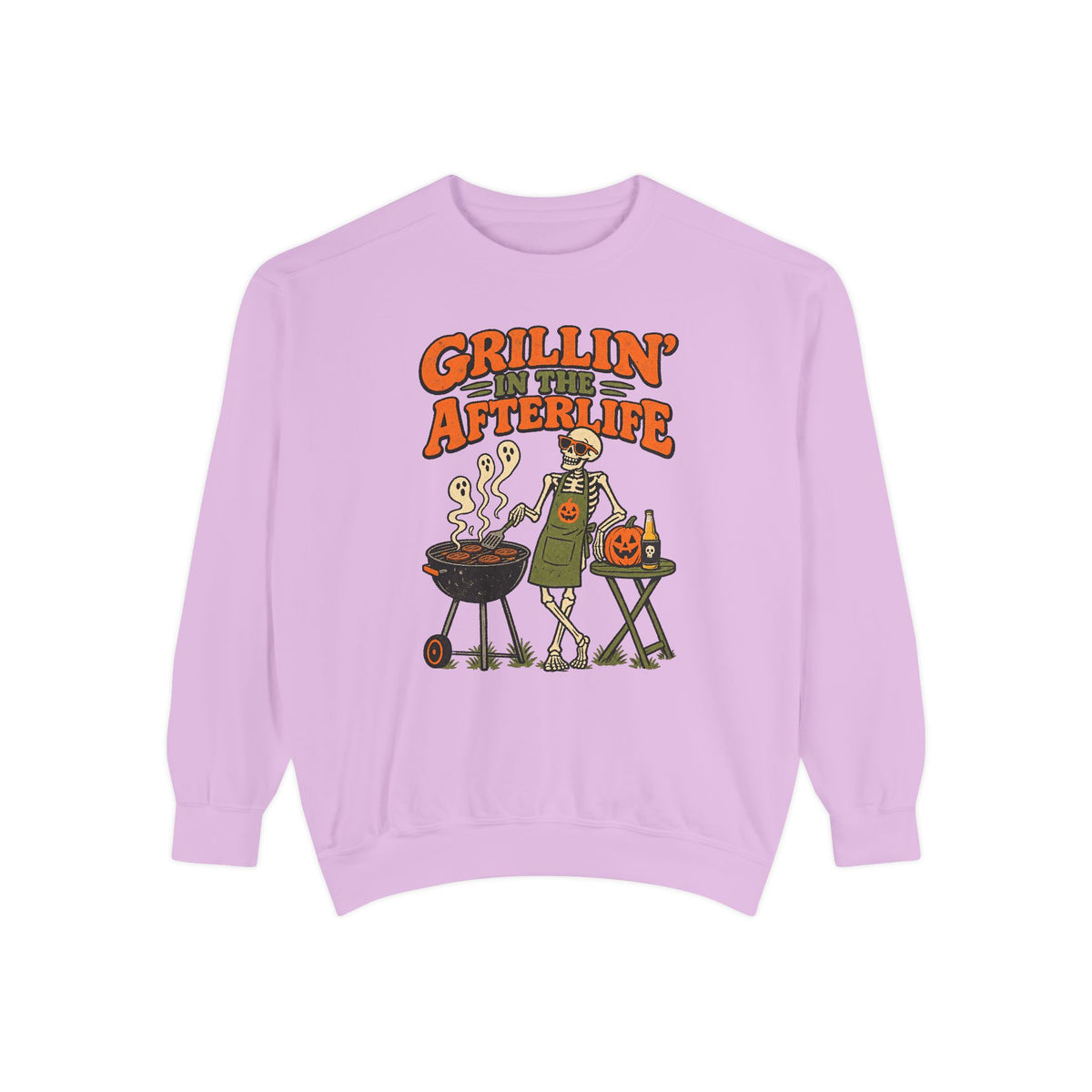 Grillin' in the Afterlife Sweatshirt – Orchid