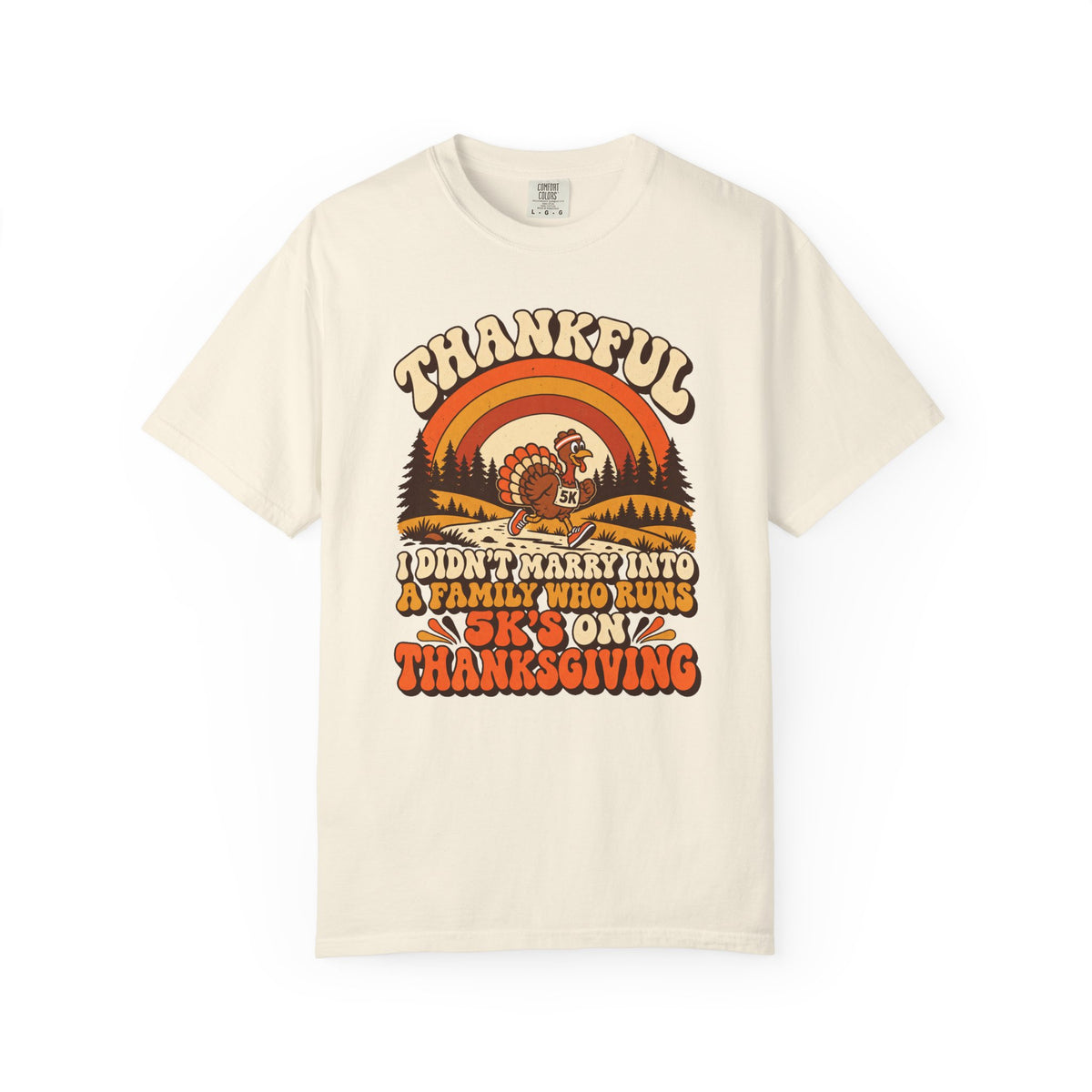Not a 5K Family Retro Sunset T-Shirt