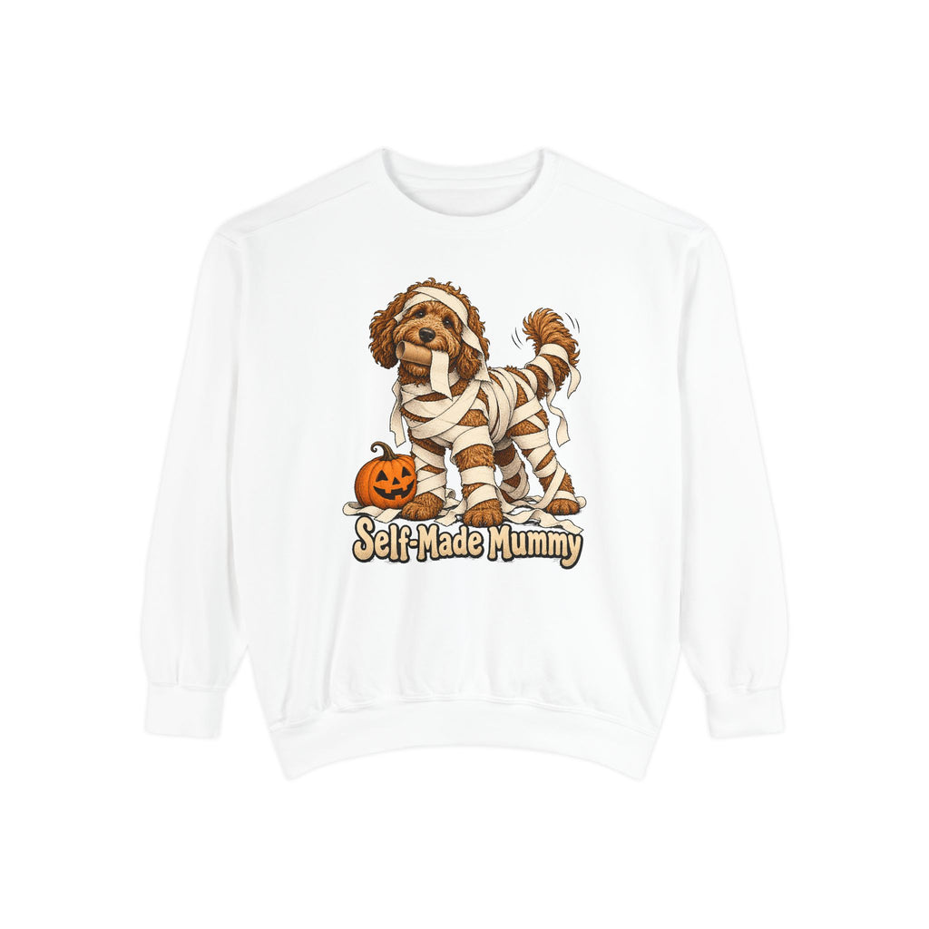 Self-Made Mummy Sweatshirt – White