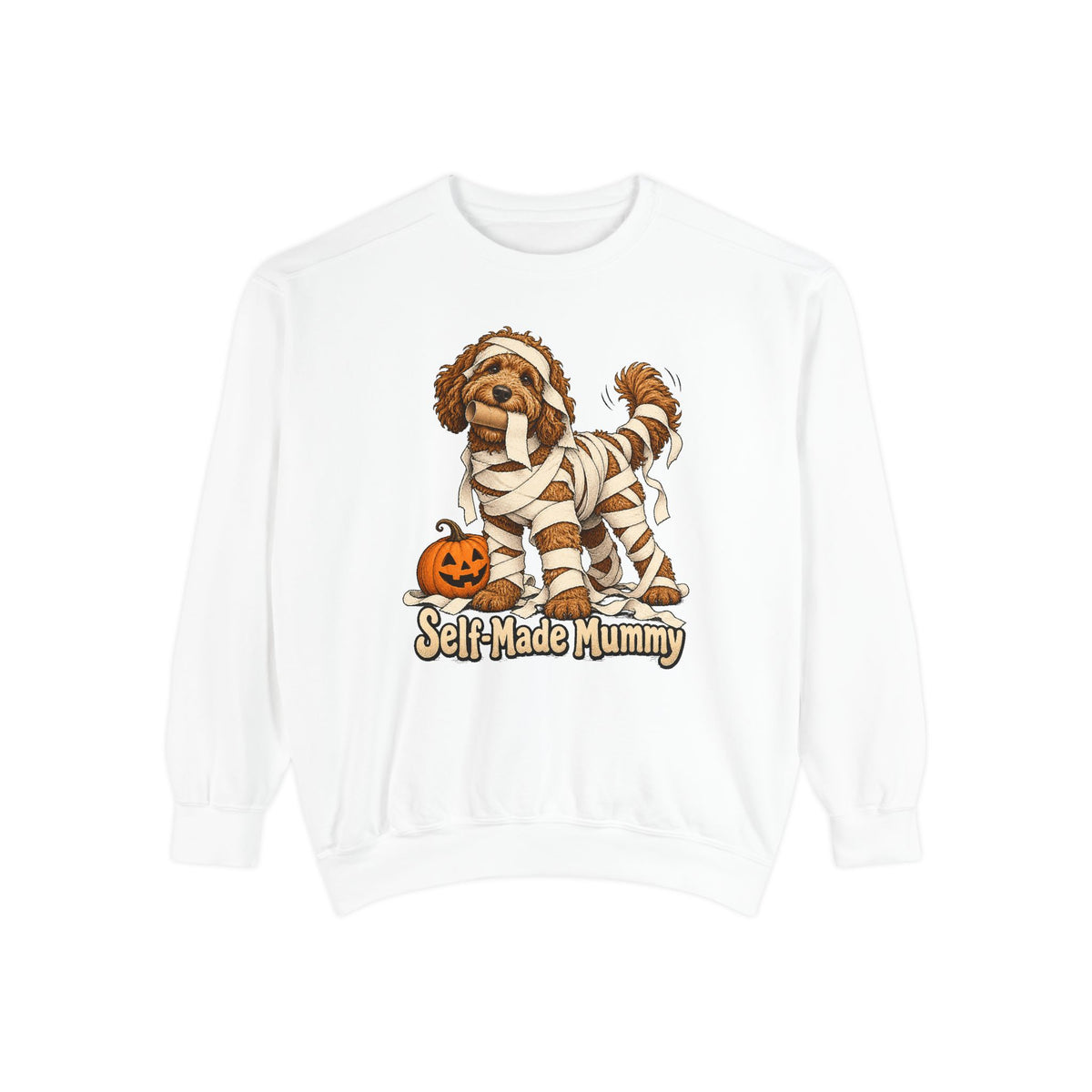 Self-Made Mummy Sweatshirt – White