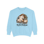 Pie First, Nap Second Sweatshirt – Chambray