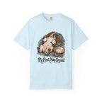 Pie First, Nap Second T-Shirt – Chambray