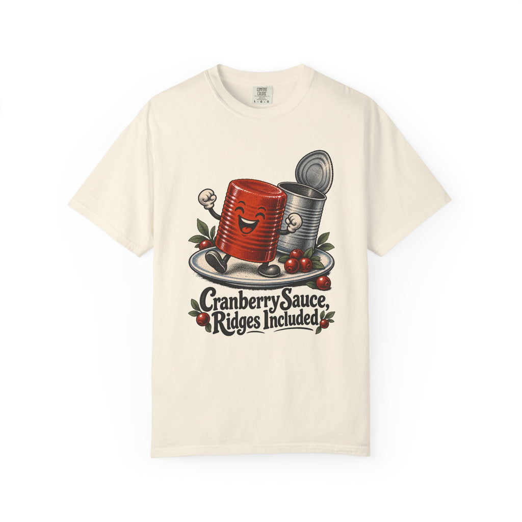 Cranberry Sauce, Ridges Included T-Shirt – Ivory
