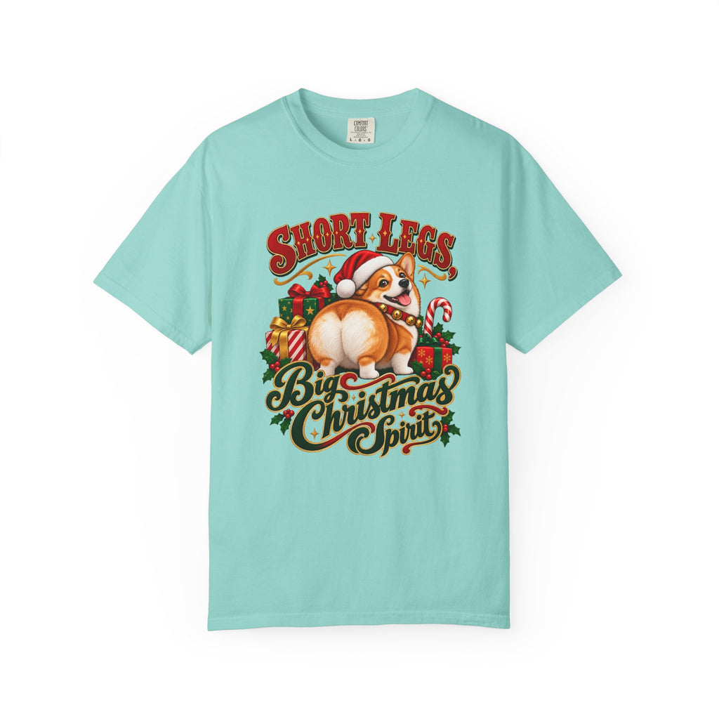 Short Legs, Big Christmas Spirit T-Shirt – Chalky Mint